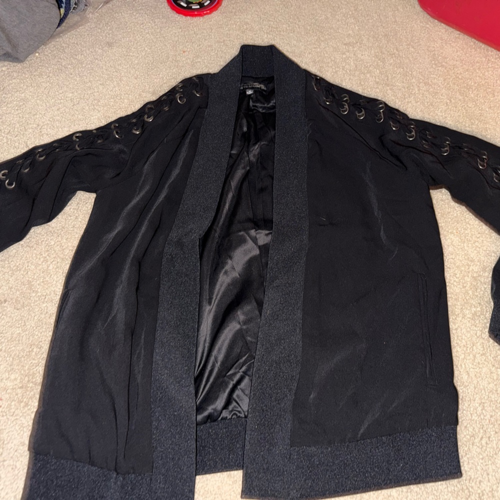 Catherine Malandrino Elegant Black Cardigan